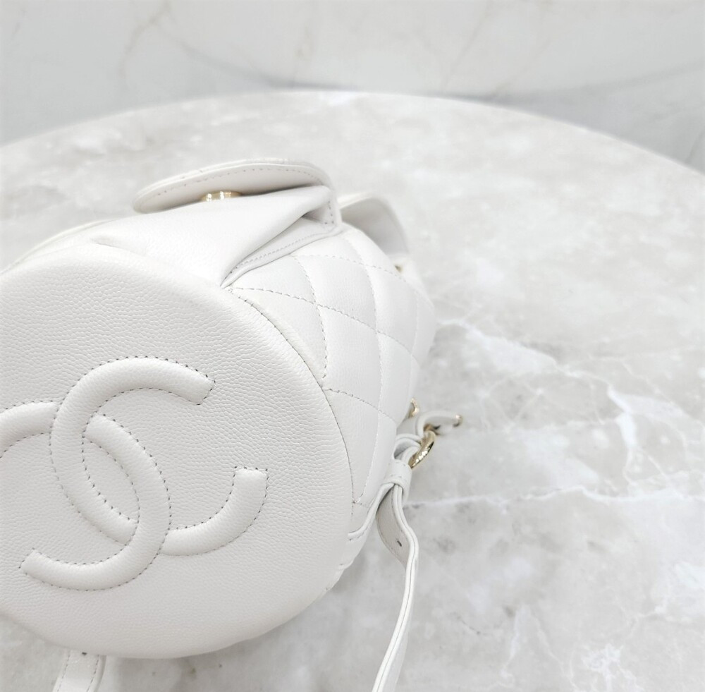 [럭스유] 샤넬 시즌 캐비어 투포켓 퀄팅 백팩 신형내장칩 AS3290