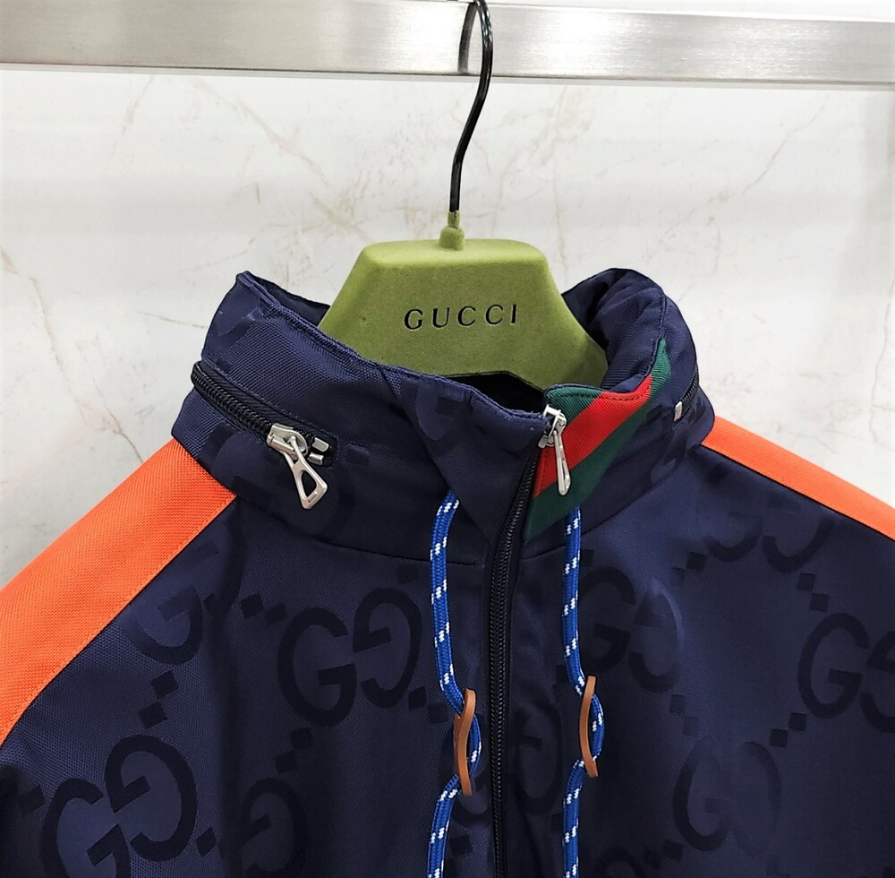 [럭스유] (새상품) 48 / 구찌 GG 점보 나일론 아노락 후드 자켓