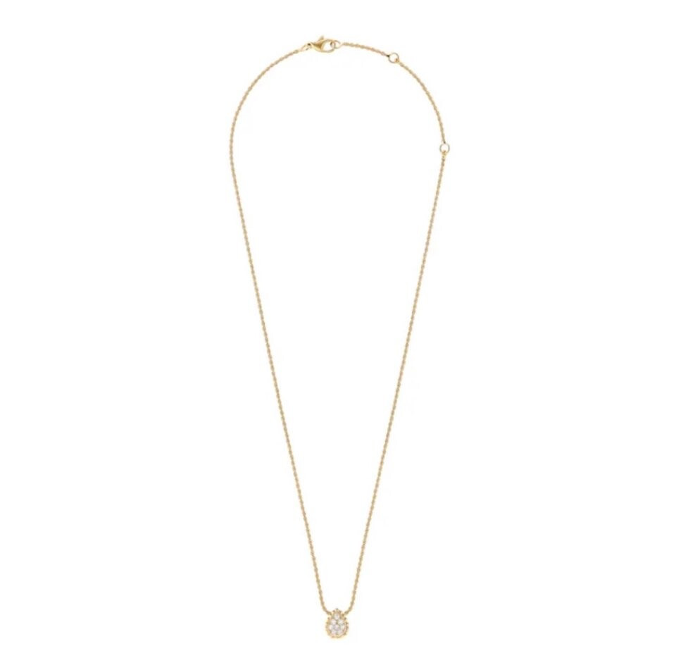 [럭스유] 부쉐론 다이아 쎄뻥 보헴 펜던트 목걸이 XS JPN00611