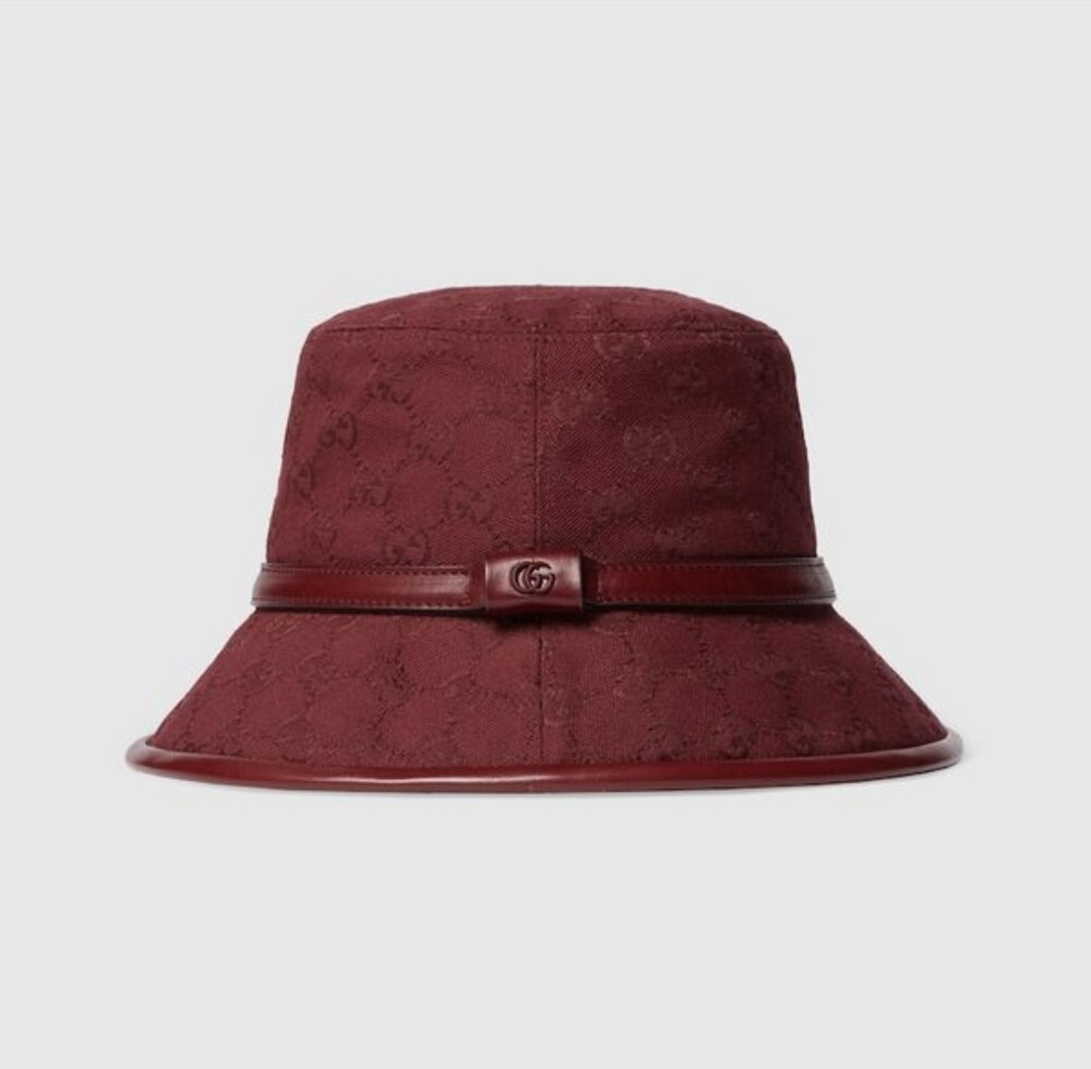 [럭스유] (새상품) 구찌 GG 모노그램 코튼 버킷햇 M 833280