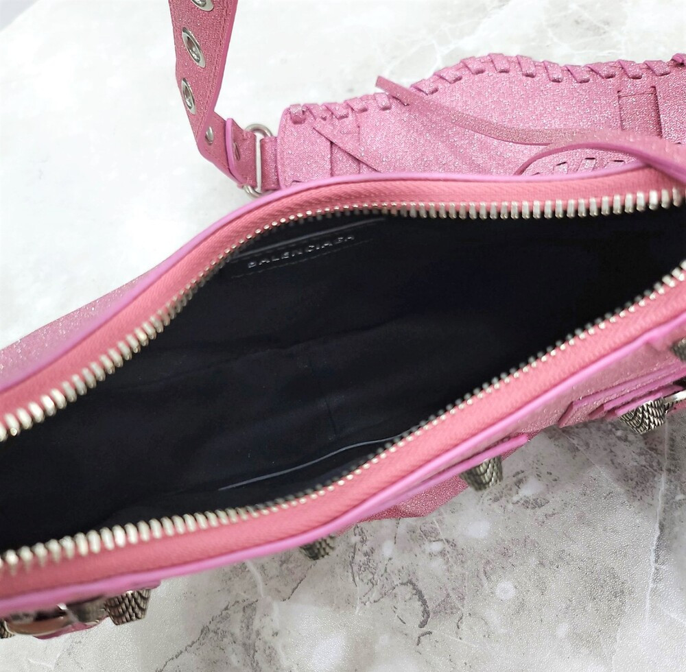 [럭스유] 발렌시아가 핑크 르 카골 숄더백 XS 671309