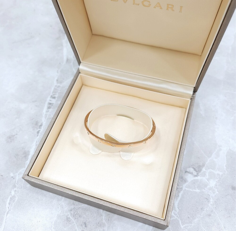 [럭스유] 불가리 비제로원 브레이슬릿 팔찌 18K 로즈골드 S 360433