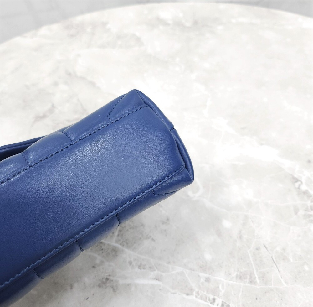 [럭스유] 생로랑 네이비 루루 토이 레더 숄더백 467072