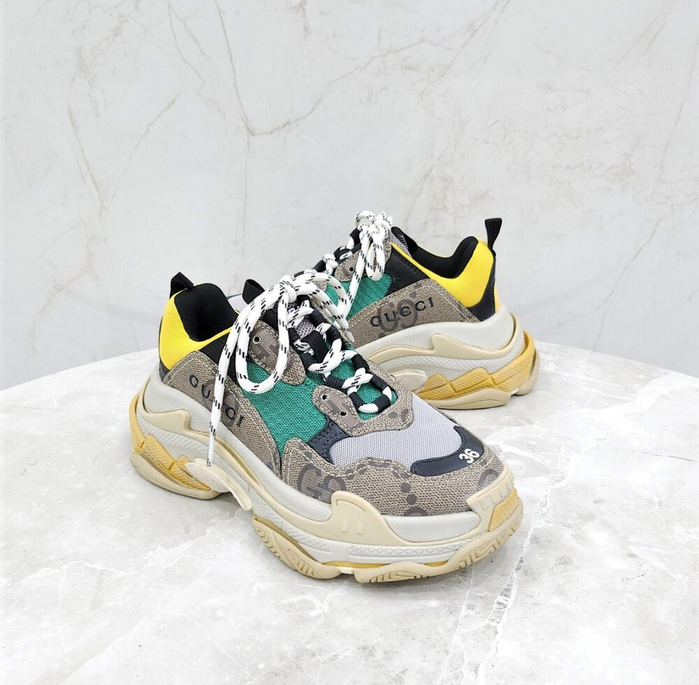 [럭스유] 36 / 발렌시아가 X 구찌 해커프로젝트 트리플S 스니커즈