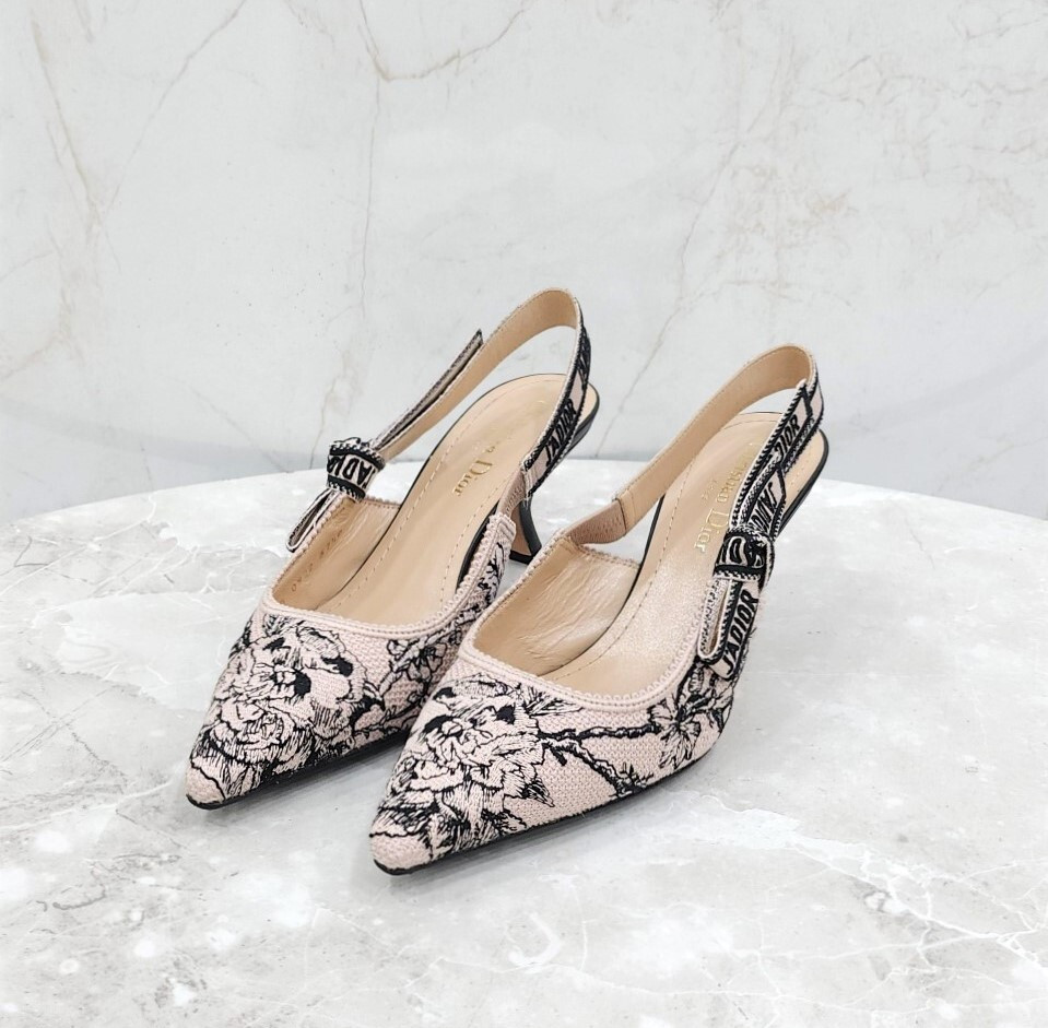 [럭스유] 37.5 / 디올 자디올 슬링백 펌프스 KDP761GRB