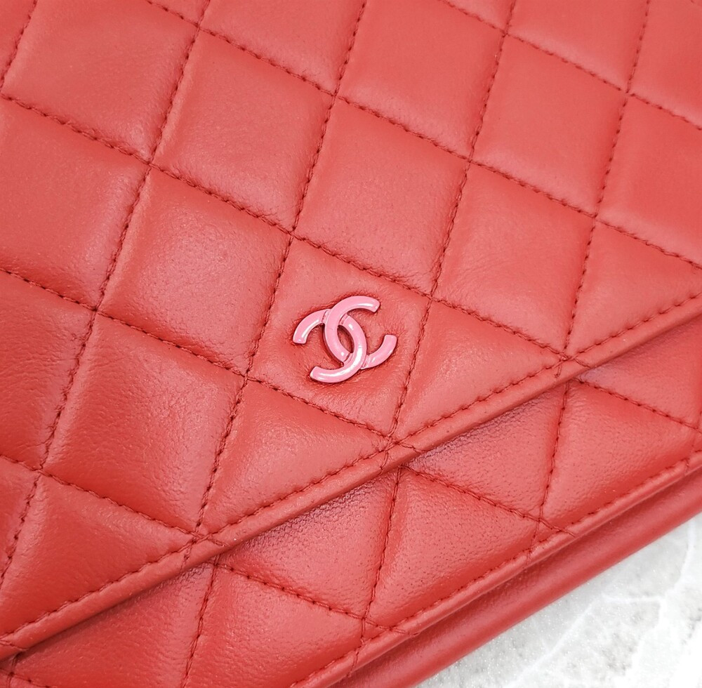 [럭스유] 샤넬 램스킨 WOC 체인 크로스백