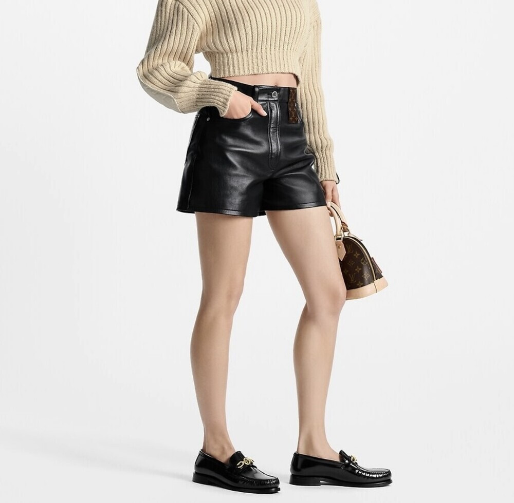 [럭스유] 36 / 루이비통 LV 오르세 플랫 레더 로퍼 1AAW4J