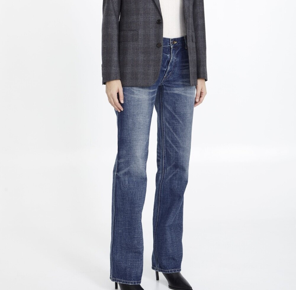 [럭스유] 26 / 셀린느 펄 다크 유니언 워시 데님 팬츠 2N42A365M07DU