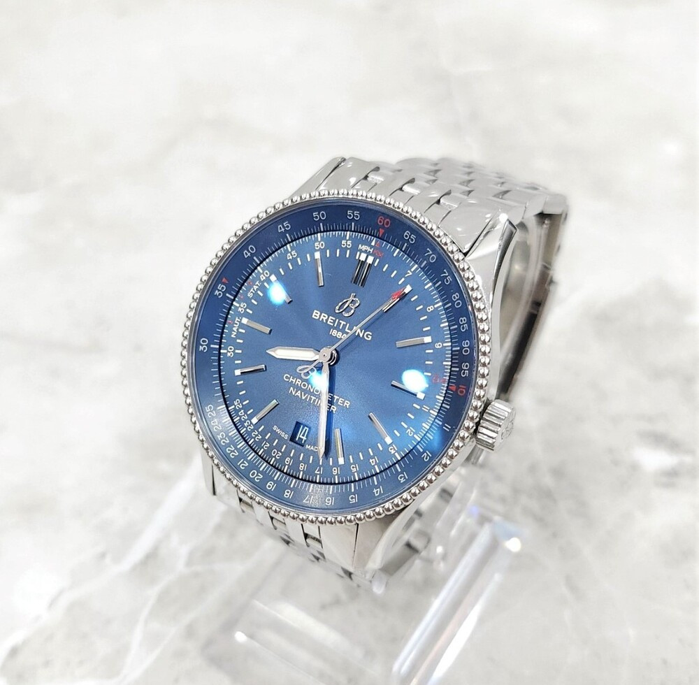 [럭스유] 브라이틀링 네비타이머 오토매틱 시계 청판 41mm A17326