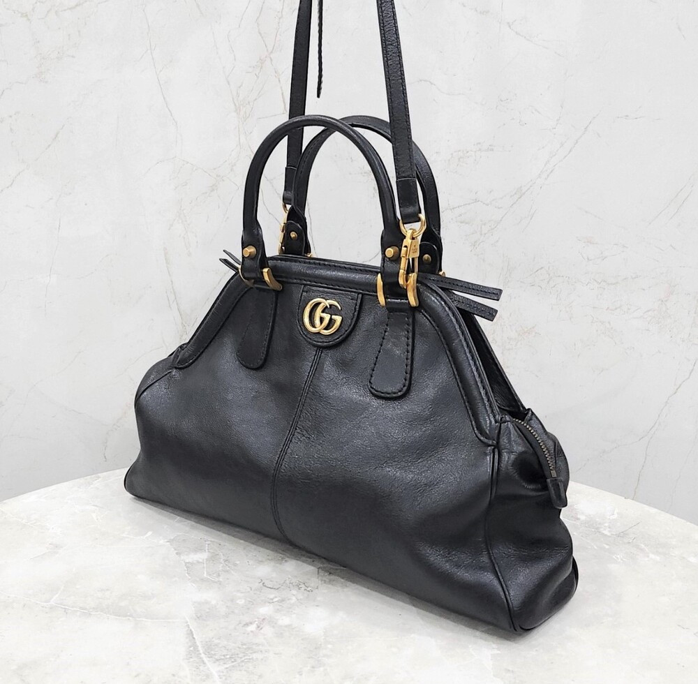 [럭스유] 구찌 르벨 미디움 탑핸들 백 516459