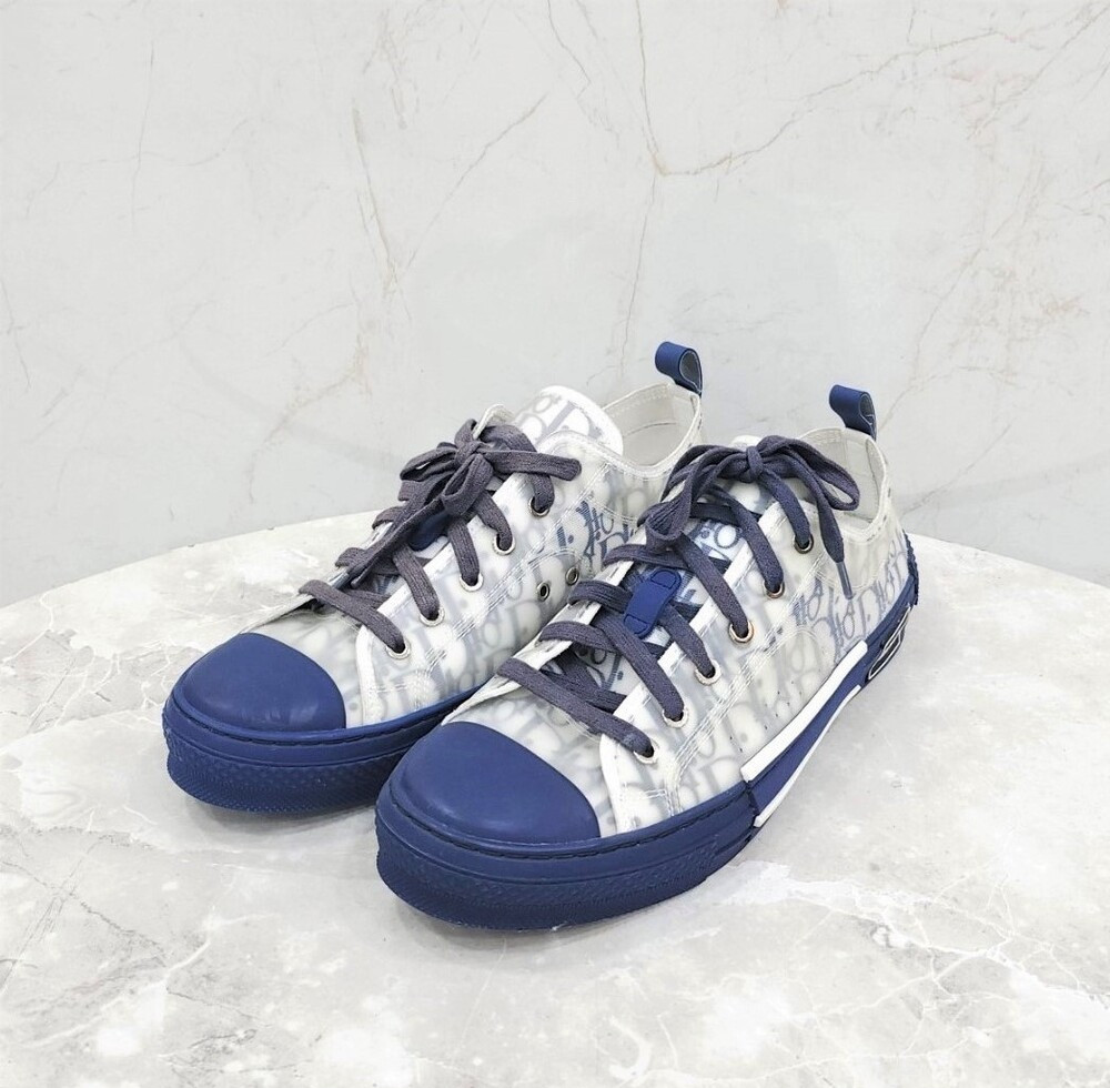 [럭스유] 45 / 디올 네이비 오블리크 B23 스니커즈