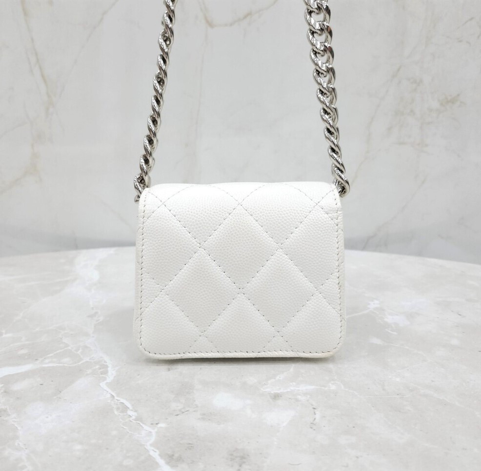 [럭스유] 샤넬 CC로고 캐비어 체인 미니백