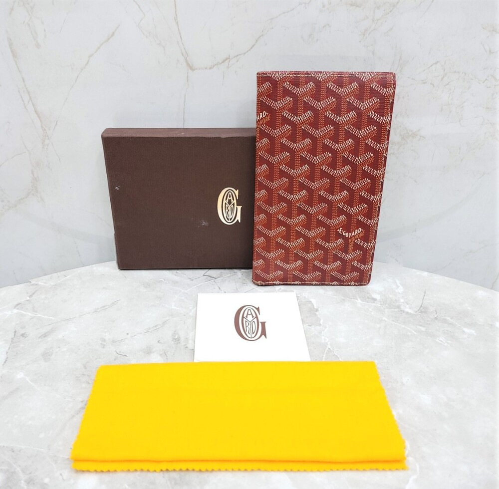 [럭스유] 고야드 스페셜컬러 레드 생로슈 장지갑