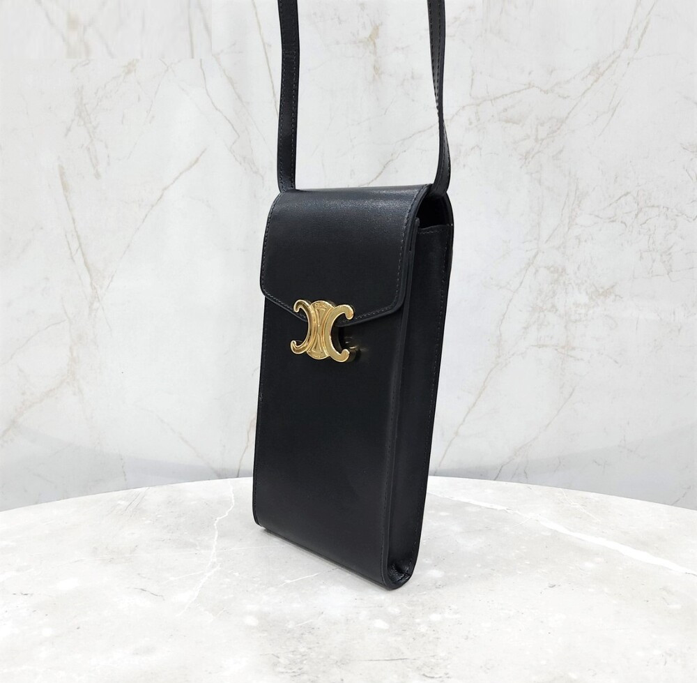 [럭스유] 셀린느 트리옹프 폰 파우치 숄더백 10K683DPV