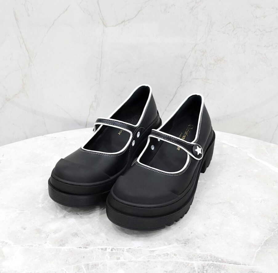 [럭스유] (새상품) 36.5 / 디올 D-DOLL 2.0 펌프스 메리제인 로퍼