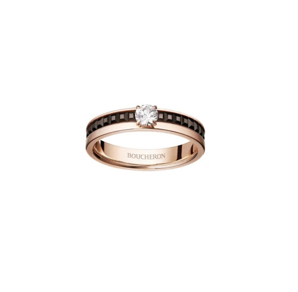 [럭스유] 부쉐론 다이아 콰트로 클래식 솔리테어 링 47호