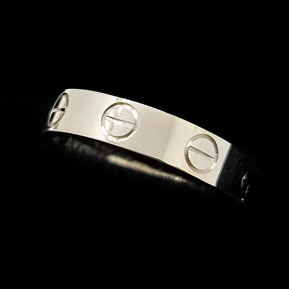 까르띠에 러브링 러브반지 화이트골드 46호 전시상품급