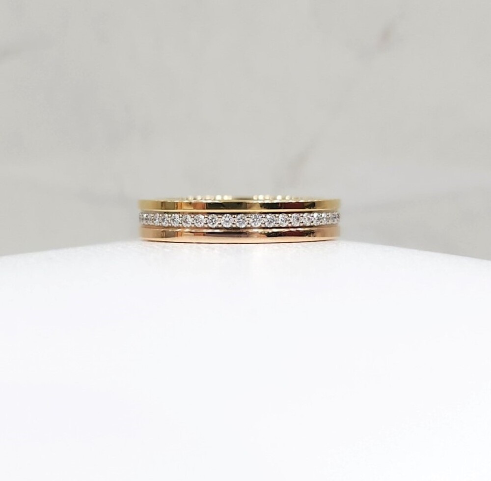 [럭스유] 까르띠에 다이아 방돔 루이 웨딩밴드 링 47호