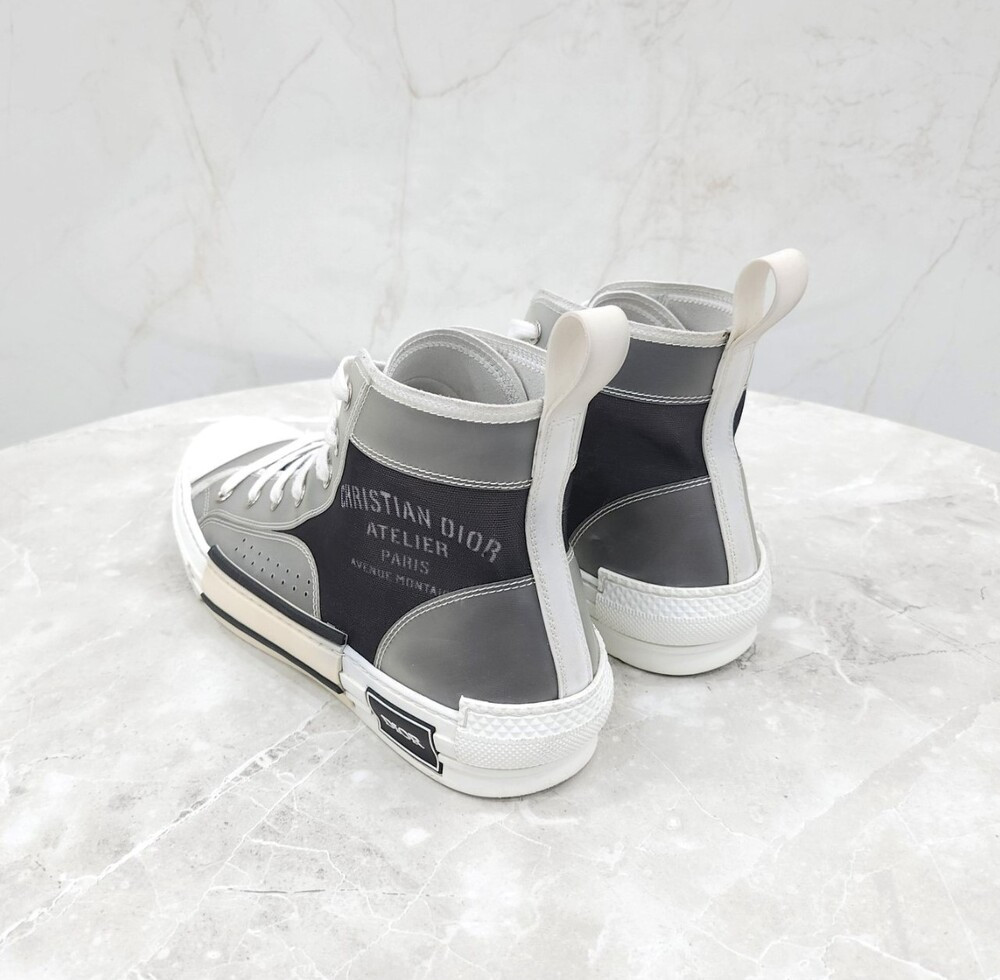 [럭스유] 41 / 디올 블랙 레터링 B23 하이탑 스니커즈