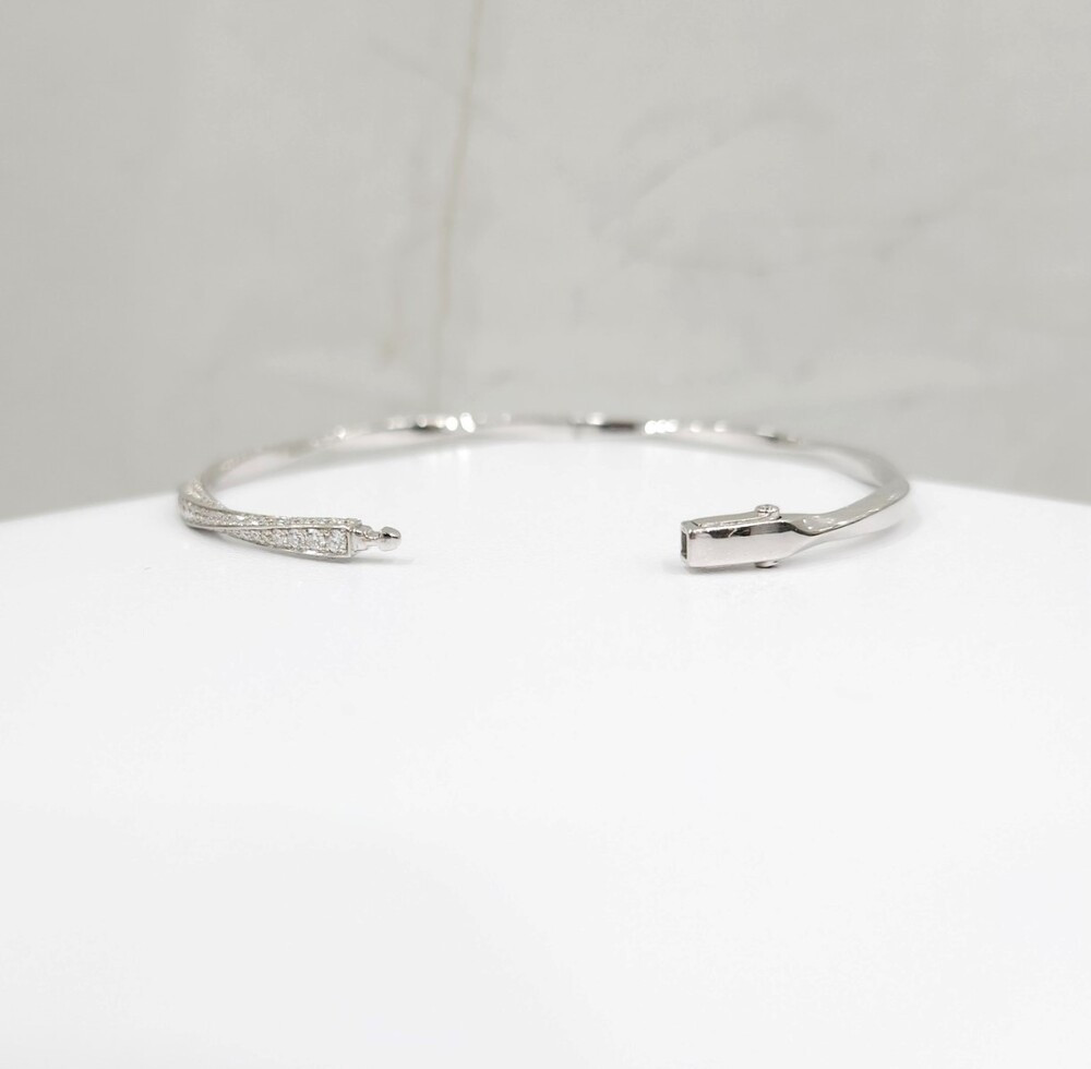 [럭스유] 그라프 스파이럴 파베 다이아몬드 뱅글 팔찌 RGB351-145