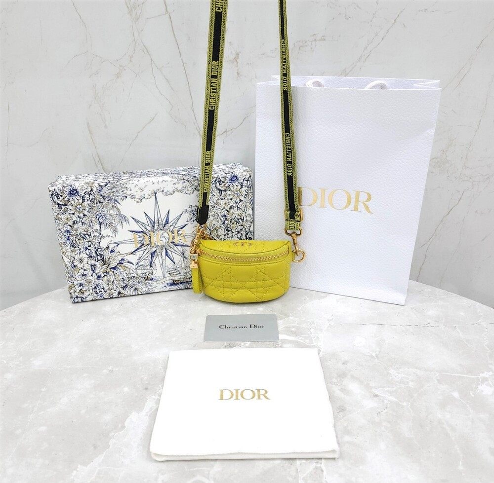 [럭스유] (새상품) 디올 카로 디테처블 하프문 파우치 크로스백