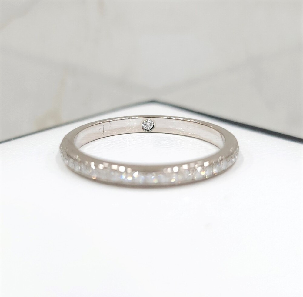 [럭스유] 불가리 다이아 화이트골드 로마 아모르 링 50호 361053