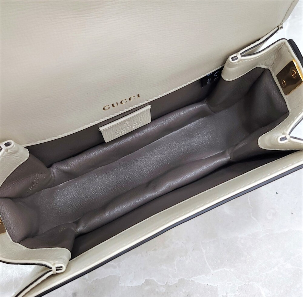 [럭스유] 구찌 실비 1969 레더 미니 숄더백 615965