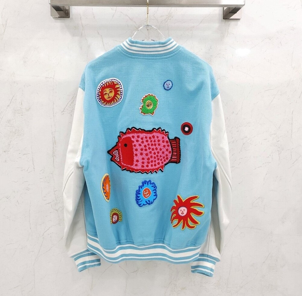 [럭스유] (새상품) 54 / 루이비통 X 쿠사마야요이 바시티 자켓 1AB8HC