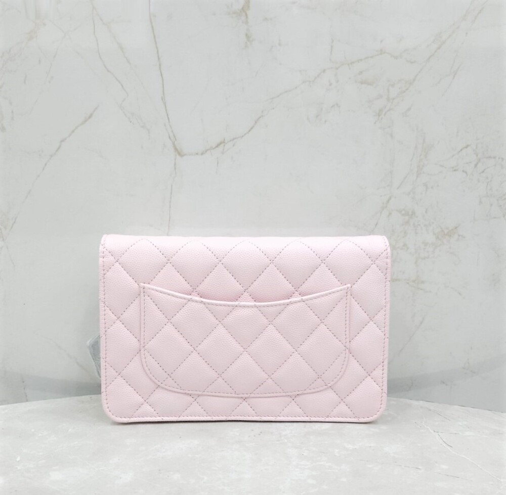 [럭스유] (새상품) 샤넬 핑크 캐비어 WOC 체인 크로스백 신형내장칩 AP0250