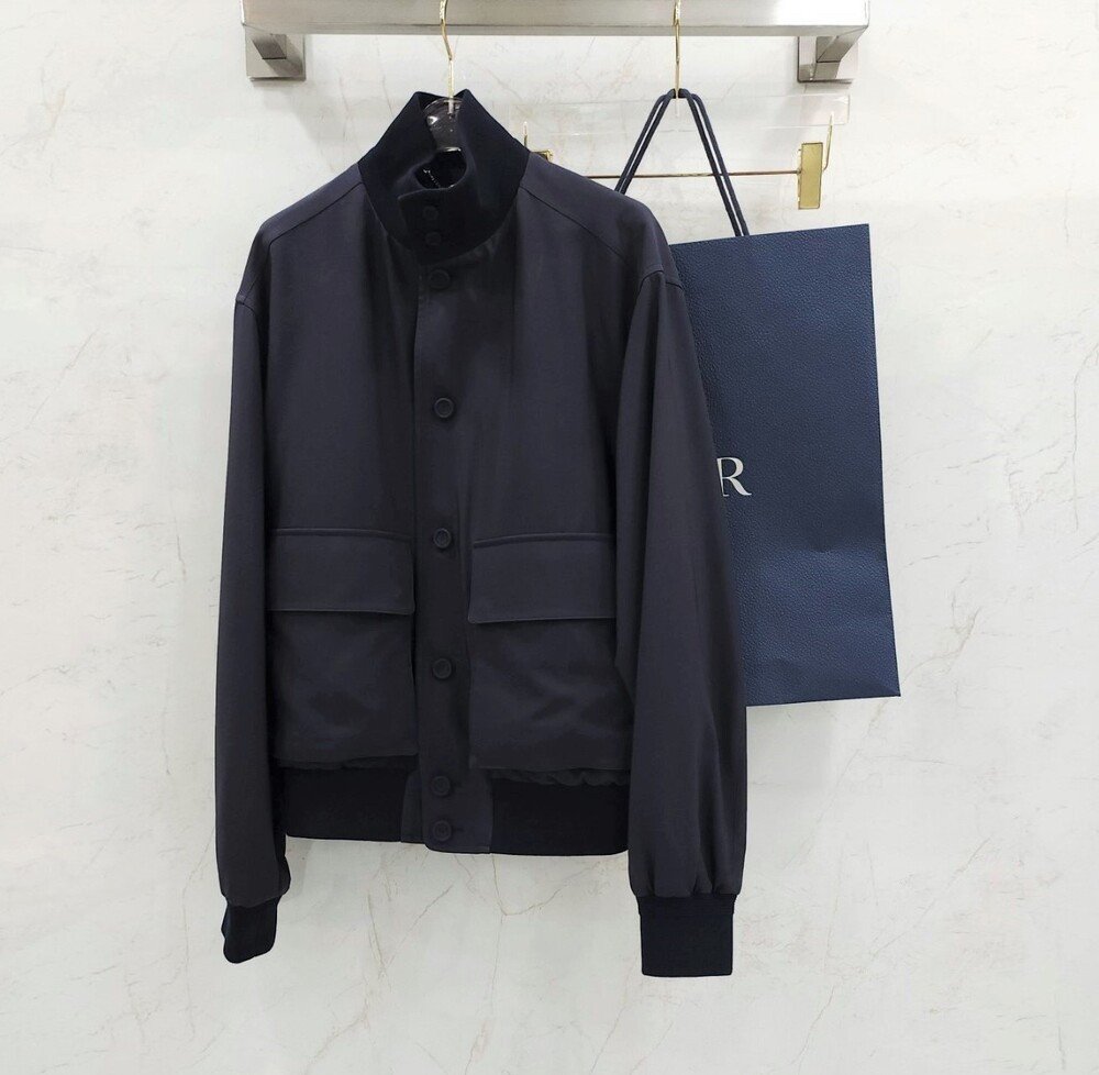 [럭스유] 46 / 디올 아이콘 해링턴 코튼 실크 자켓 493C422