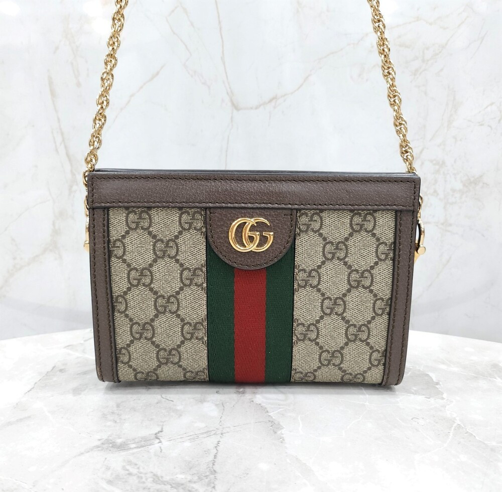 [럭스유] 구찌 오피디아 GG 수프림 미니 숄더백 602676