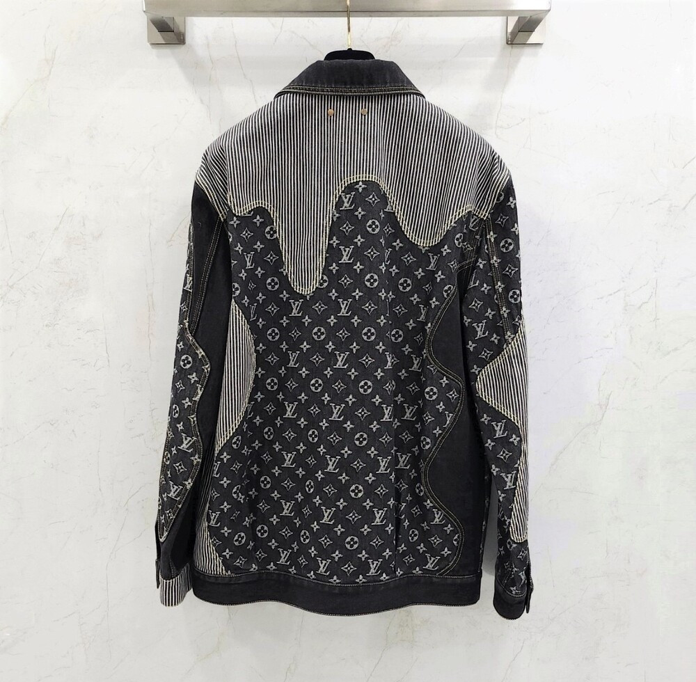 [럭스유] 48 / 루이비통 X 니고 크레이지 데님 워크웨어 자켓