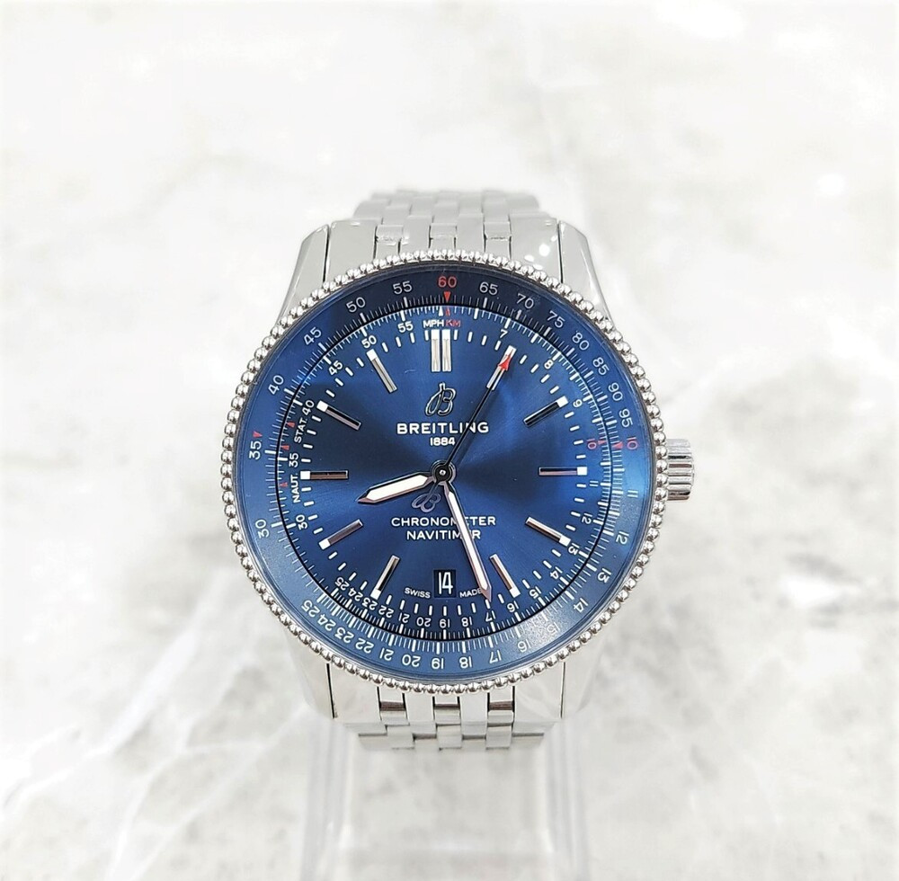 [럭스유] 브라이틀링 네비타이머 오토매틱 시계 청판 41mm A17326