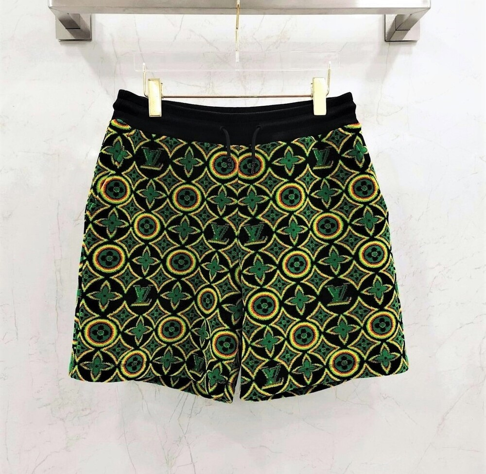 [럭스유] (새상품) M / 루이비통 자메이칸 플라워 반바지 팬츠