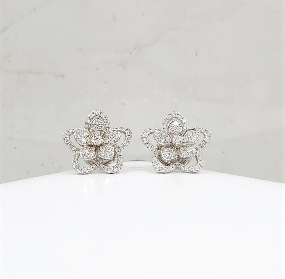 [럭스유] (새상품) 그라프 와일드 플라워 다이아몬드 스터드 이어링