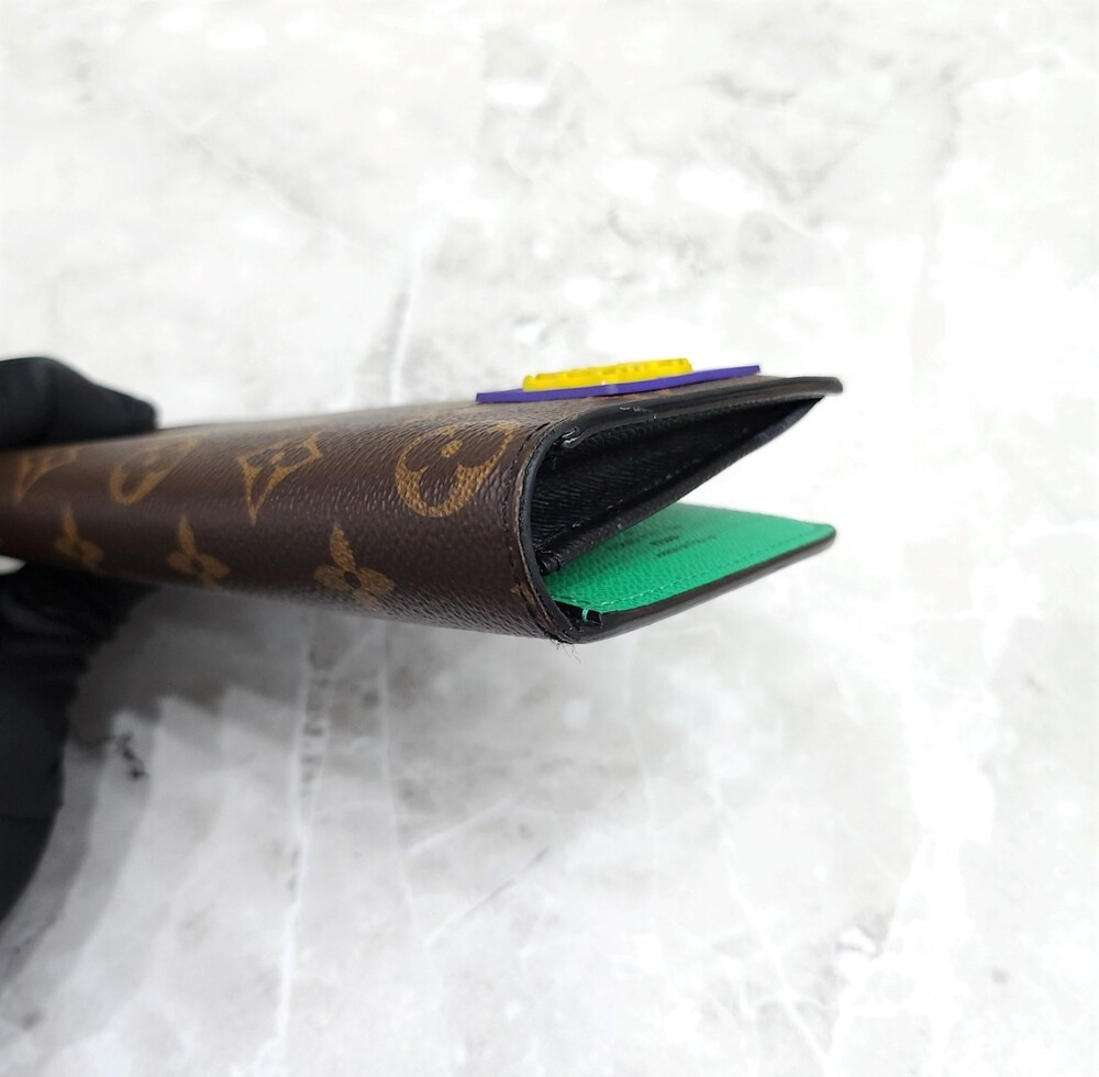 [럭스유] 루이비통 LV 러버 패치 브라짜 월릿 장지갑