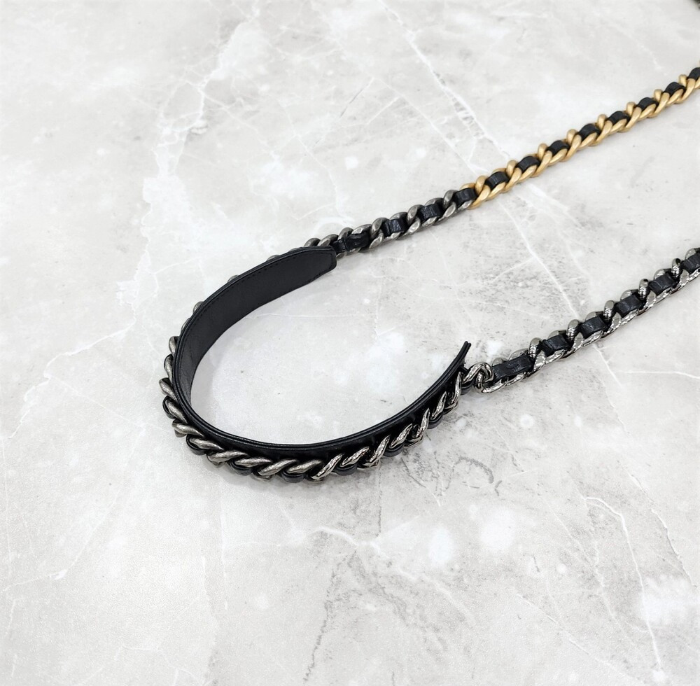 [럭스유] 샤넬 19 동그리 체인 미니 크로스백 30번대 AP0945