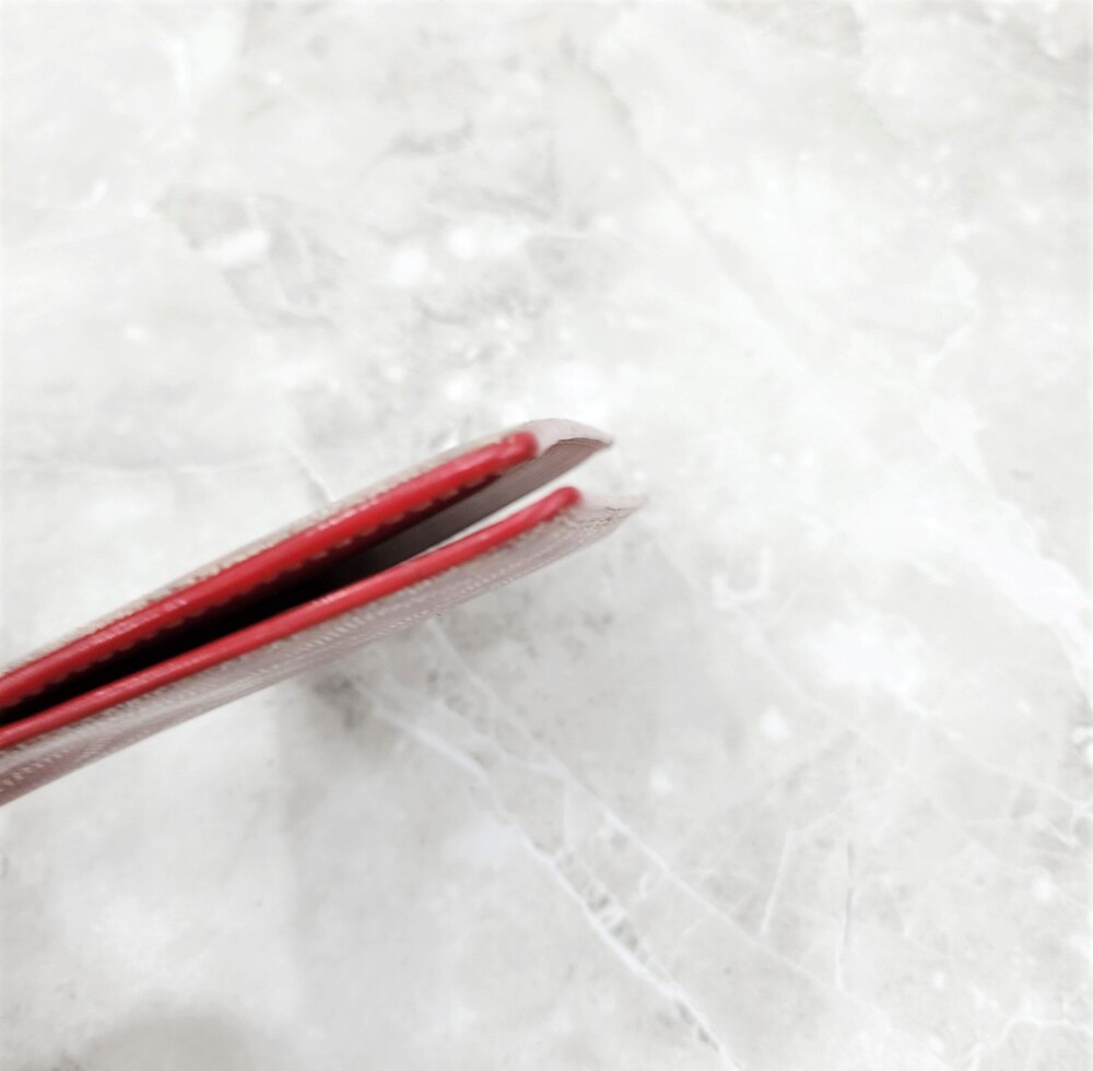 [럭스유] 고야드 스페셜컬러 레드 생로슈 장지갑