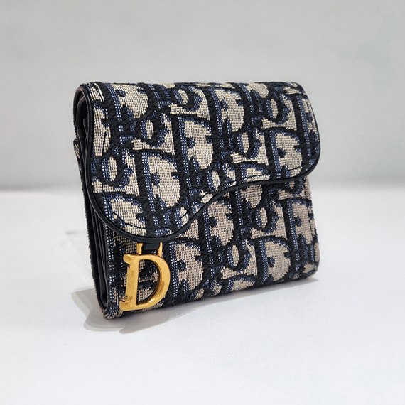 디올 오블리크 새들 로투스 반지갑 25년 S5652CTZQ