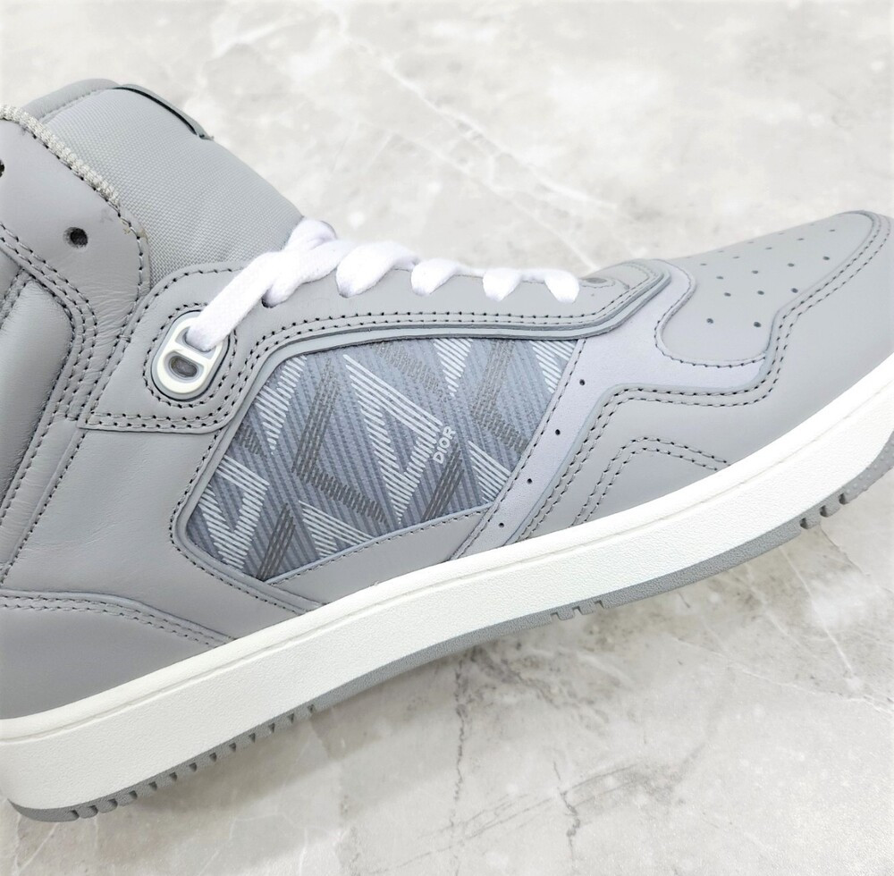 [럭스유] (새상품) 41 / 디올 B27 CD 다이아몬드 하이탑 스니커즈 3SH133ZPP