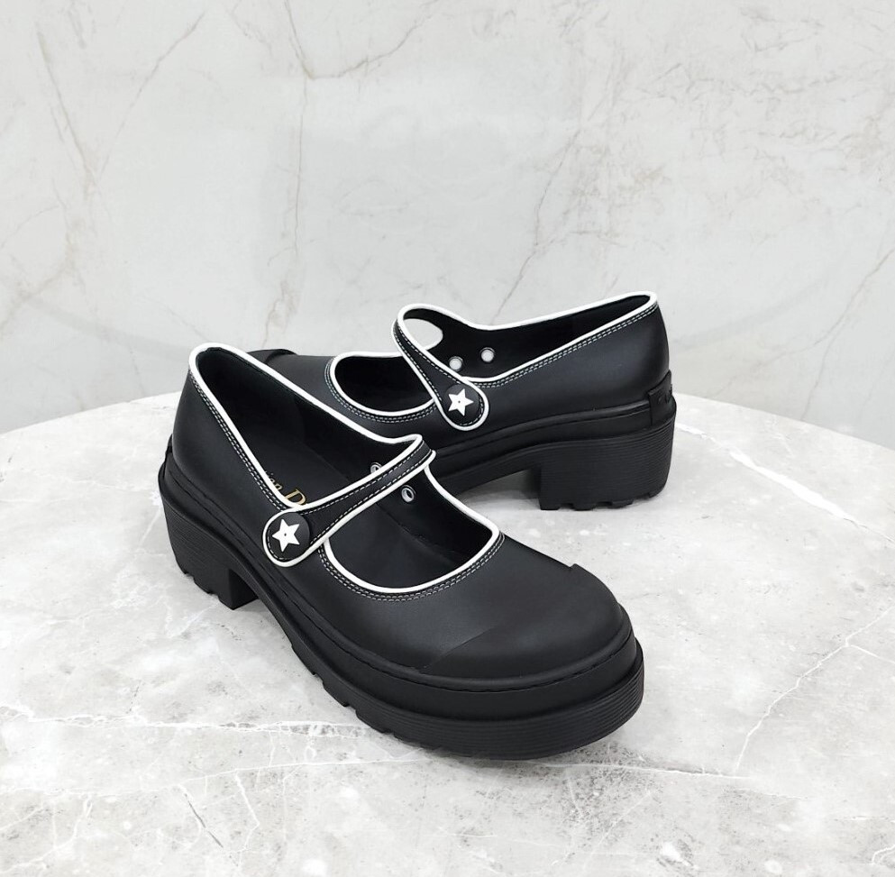 [럭스유] (새상품) 36.5 / 디올 D-DOLL 2.0 펌프스 메리제인 로퍼