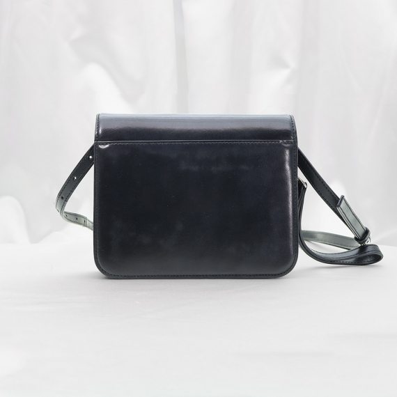 Balenciaga(발렌시아가) 592898 블랙 카프스킨 은장 B로고 스몰 숄더백