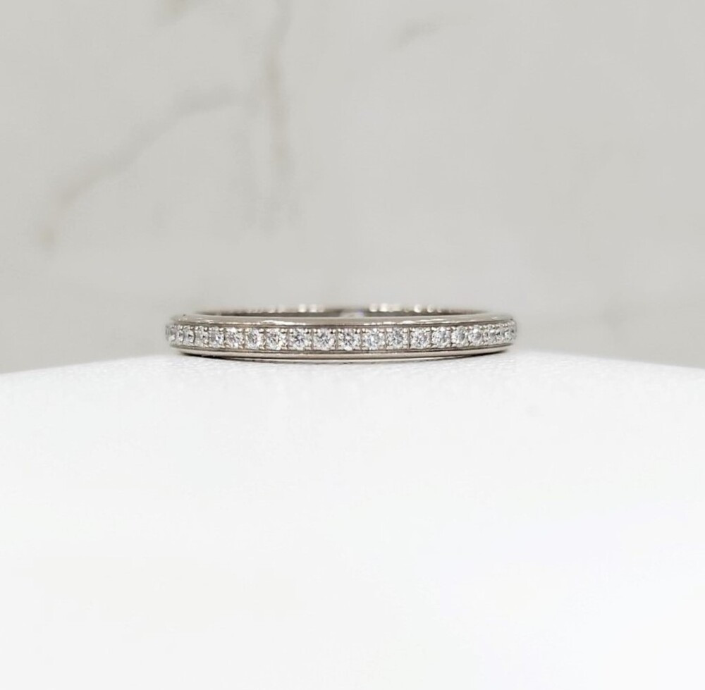 [럭스유] 불가리 다이아 화이트골드 로마 아모르 링 50호 361053