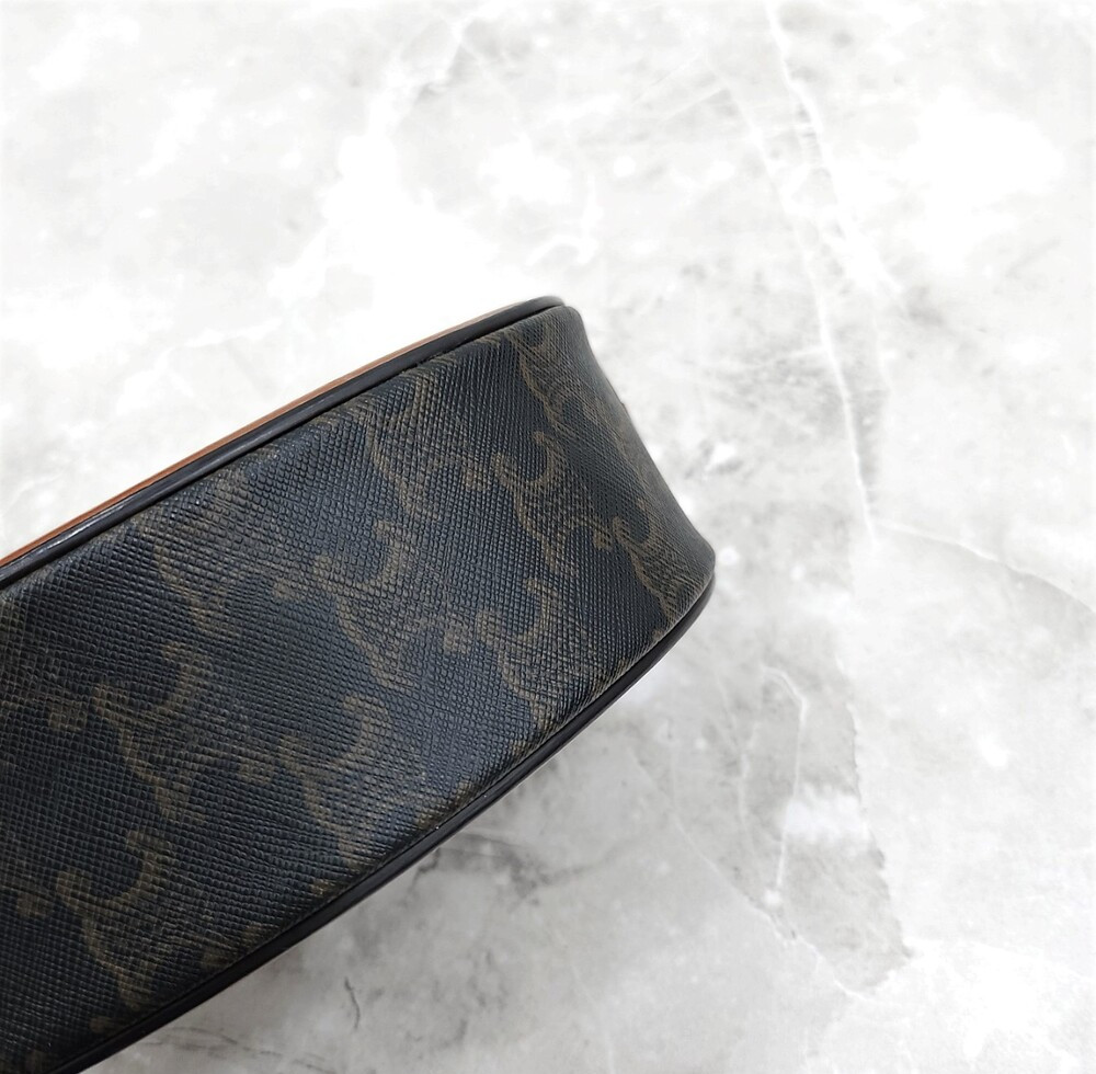 [럭스유] 셀린느 퀴르 트리오페 오벌 펄스 숄더백 라지 198602EIN