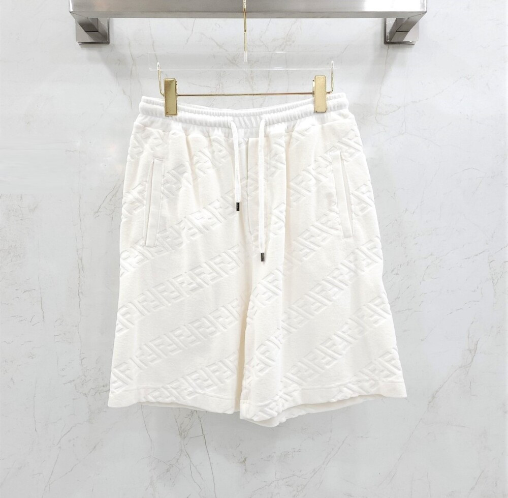 [럭스유] 46 / 펜디 FF 자카드 버뮤다 벨벳 숏 팬츠