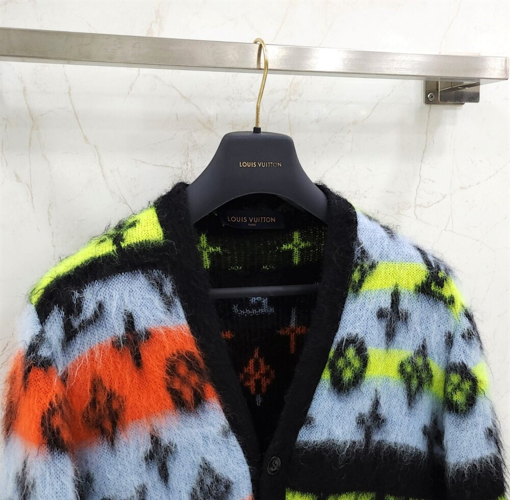 [럭스유] M / 루이비통 모헤어 모노그램 가디건 1AA53J