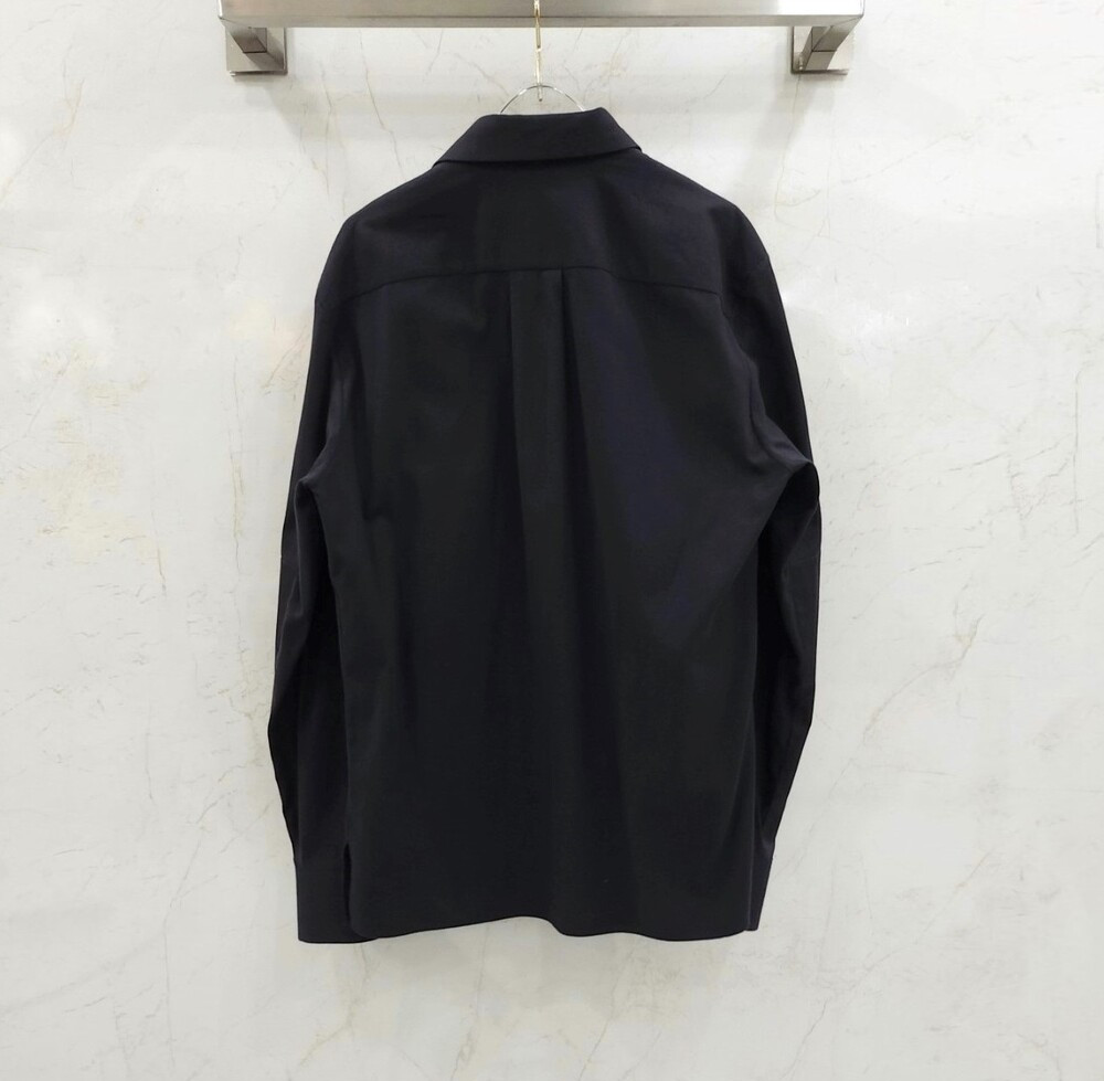 [럭스유] M / 루이비통 블랙 플란넬 이브닝 셔츠