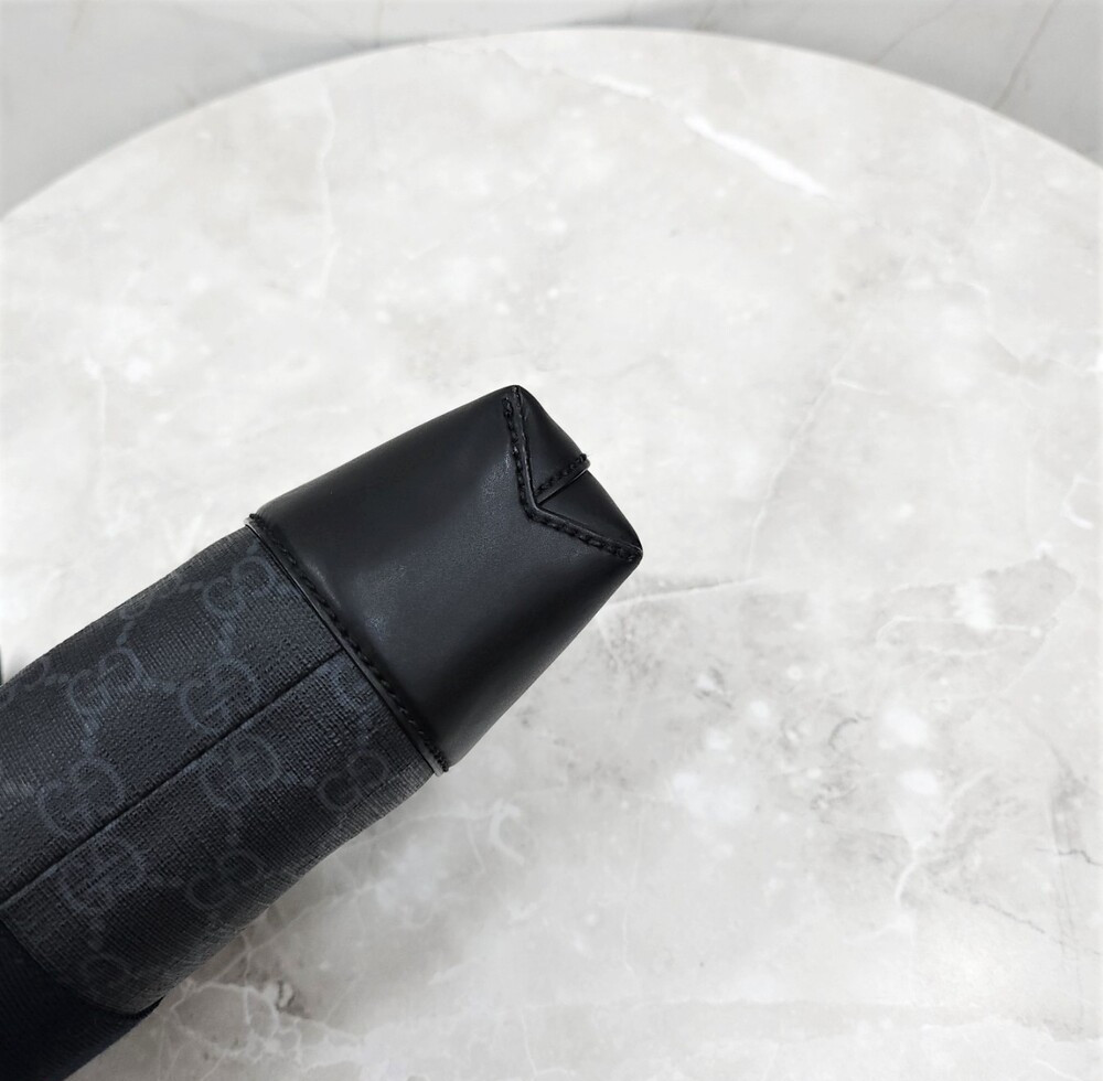 [럭스유] 구찌 GG 수프림 블랙 캔버스 메신저백 474139