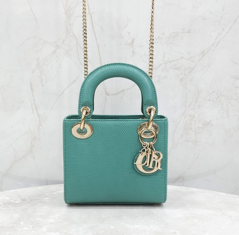 [럭스유] (새상품) 디올 리자드 레이디 디올 미니 백