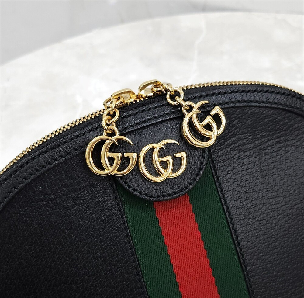 [럭스유] 구찌 블랙 오피디아 삼선 숄더백 499621